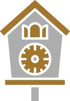 Cuckoo Clock Icon Style vector