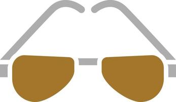 estilo de icono de gafas vector