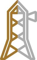 Observation Tower Icon Style vector