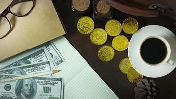 Business vintage mood abstract image background photo