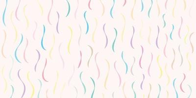 Illustration colors line background vector