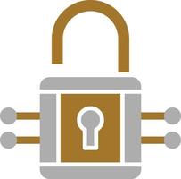 Unlock Icon Style vector