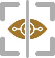 Eye Tracking Icon Style vector