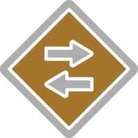 Two Way Icon Style vector