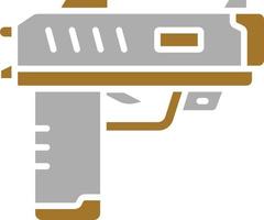 estilo de icono de pistola paralizante vector