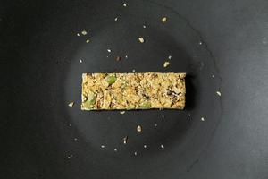 cereal bar healthy diet food image close up. photo