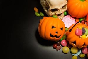 The Halloween background dark tone image background. photo