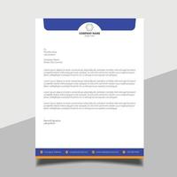 Letterhead Pad Design for Corporate or Office Use vector