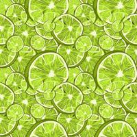 Seamless pattern with lime slices. Vector citrus fruit pattern. Summer design with juicy useful fruit. Vector pattern for fabric, packaging fresh summer juicy concept