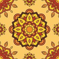 Rangoli Seamless Background vector