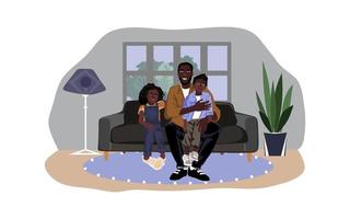 African American Family Depict Vector Art, Icons, and Graphics for Free …