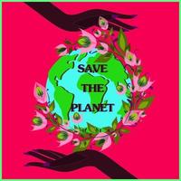 Earth Day. International Mother Earth Day. Environmental problems and environmental protection. Black skin hands holding globe. Vector illustration. Caring for Nature. Set of vector illustrations