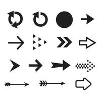 Set of black vector arrows. Arrow icon. Arrow vector icon. Arrow. Arrows vector collection