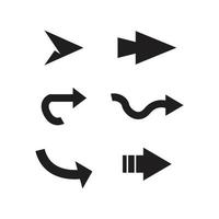 Set of black vector arrows. Arrow icon. Arrow vector icon. Arrow. Arrows vector collection