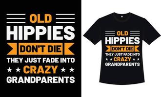 Typography grandpa t-shirt design vector