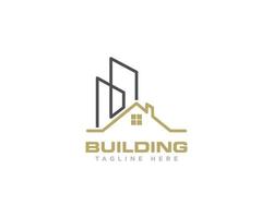 Building Construction Logo Design Vector