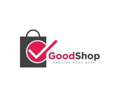 Bag Shop Logo Icon Design Vector