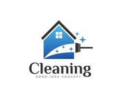 Cleaning Logo Icon Design Vector