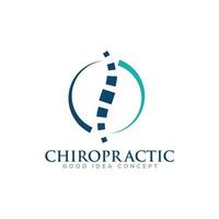 Chiropractic Logo Icon Design Vector