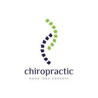 Chiropractic Logo Icon Design Vector