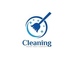 Cleaning Logo Icon Design Vector