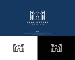 Real Estate Logo Design Template vector