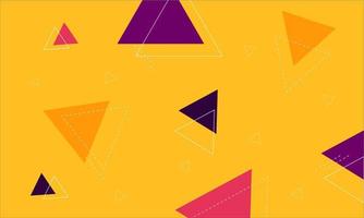 Abstract geometric modern triangle shape background with dotted triangle lines. Vector abstract background texture design