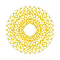 mandala design with abstract shape vector