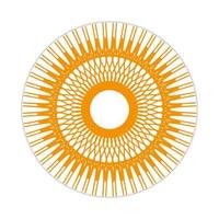 mandala design with abstract shape vector