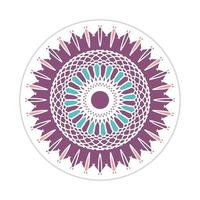 mandala design with abstract shape vector