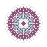 mandala design with abstract shape vector