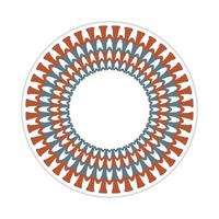 mandala design with abstract shape vector