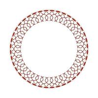 mandala design with abstract shape vector
