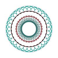 mandala design with abstract shape vector