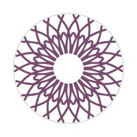 mandala design with abstract shape vector
