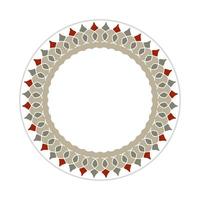 mandala design with abstract shape vector