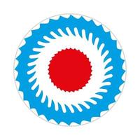 mandala design with abstract shape vector