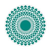 mandala design with abstract shape vector