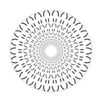 mandala design with abstract shape vector