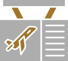 Boarding Gate Icon Style vector