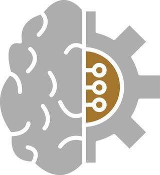Machine Learning Icon Style vector