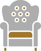 Armchair Icon Style vector