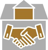 House Deal Icon Style vector