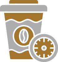 Coffee Time Icon Style vector