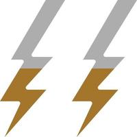 Thunder Icon Style vector