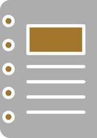 Notebook Icon Style vector