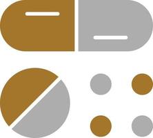 Pills Icon Style vector