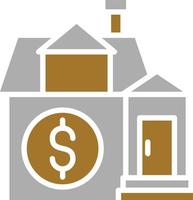 House Loan Icon Style vector