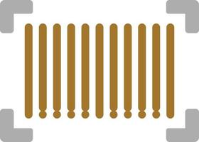 Barcode Icon Style vector