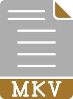 MKV Icon Style vector